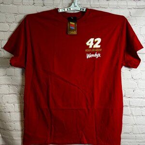 Noah Gragson Legacy Motor Club Wendys Biggie Bag T Shirt Size XL NEW